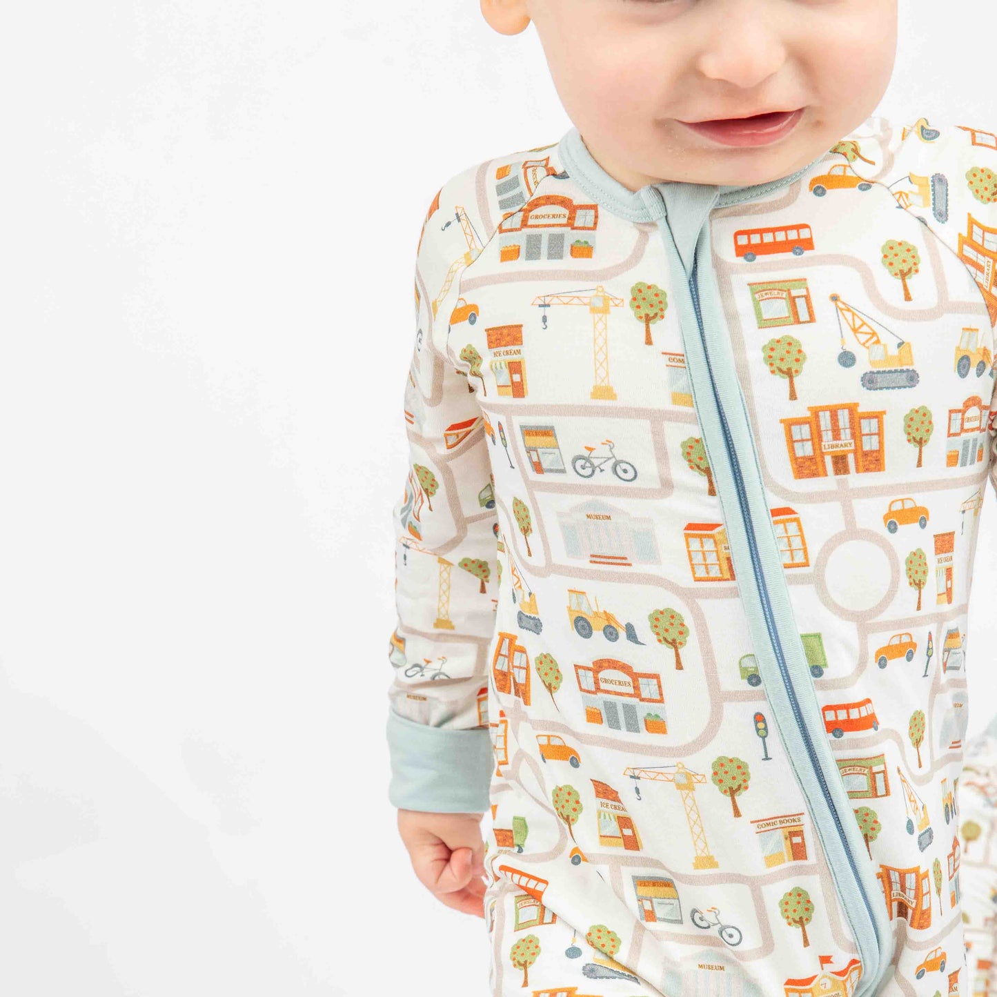 Let's Go! Bamboo Convertible Baby Pajamas