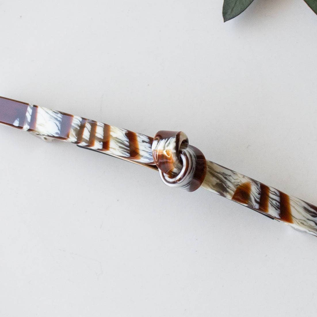 Eco French Twist Hair Barrettes: Micro Grey