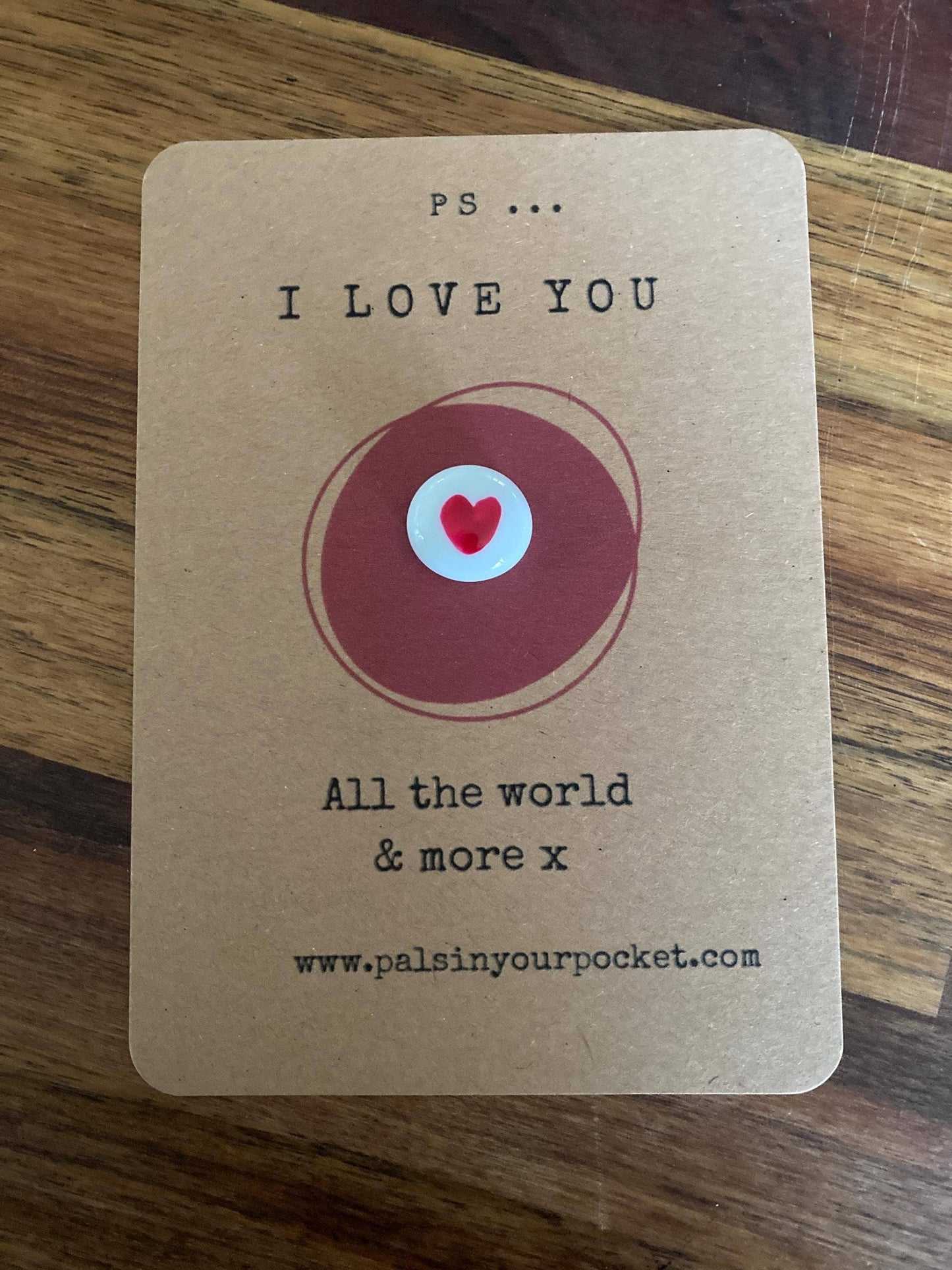 Love You Pocket Hug With Heart Gifts & Greeting Card: So Much…