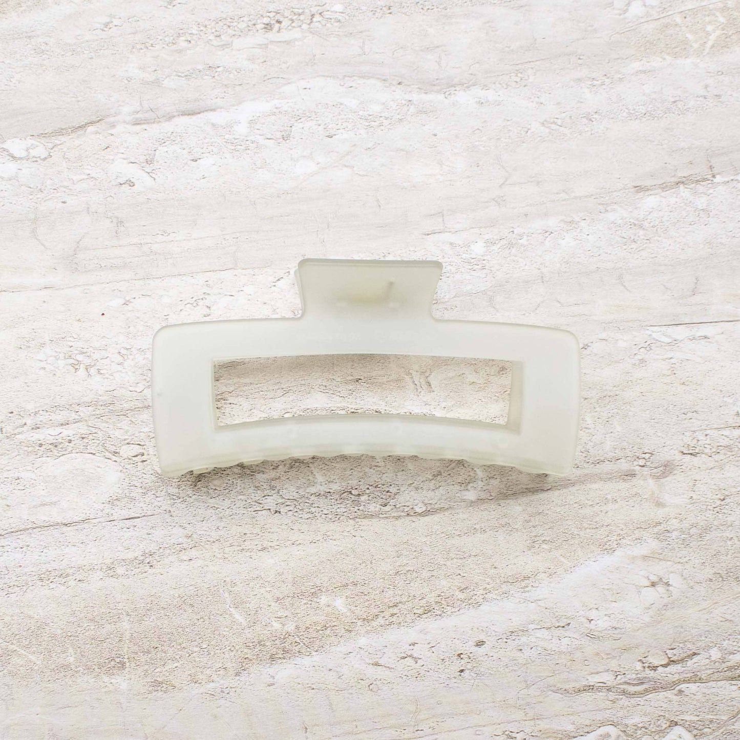 Jumbo Square Hair Clip: Matt Sage