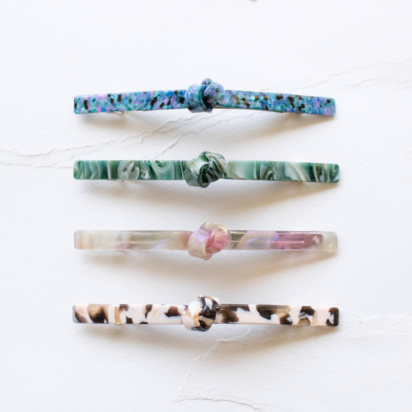 Eco French Twist Hair Barrettes: Espresso