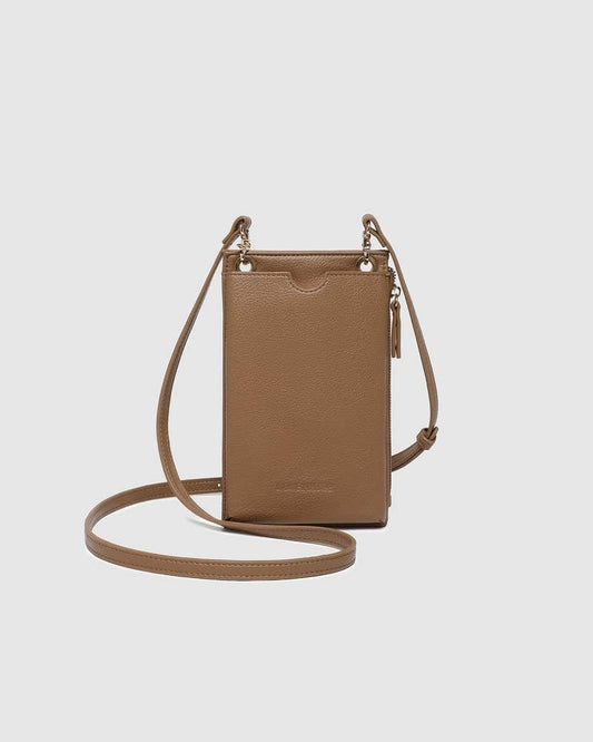 Suki RFID Phone Bag - Caramel