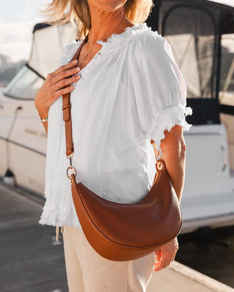 Corfu Shoulder Bag  - Tan