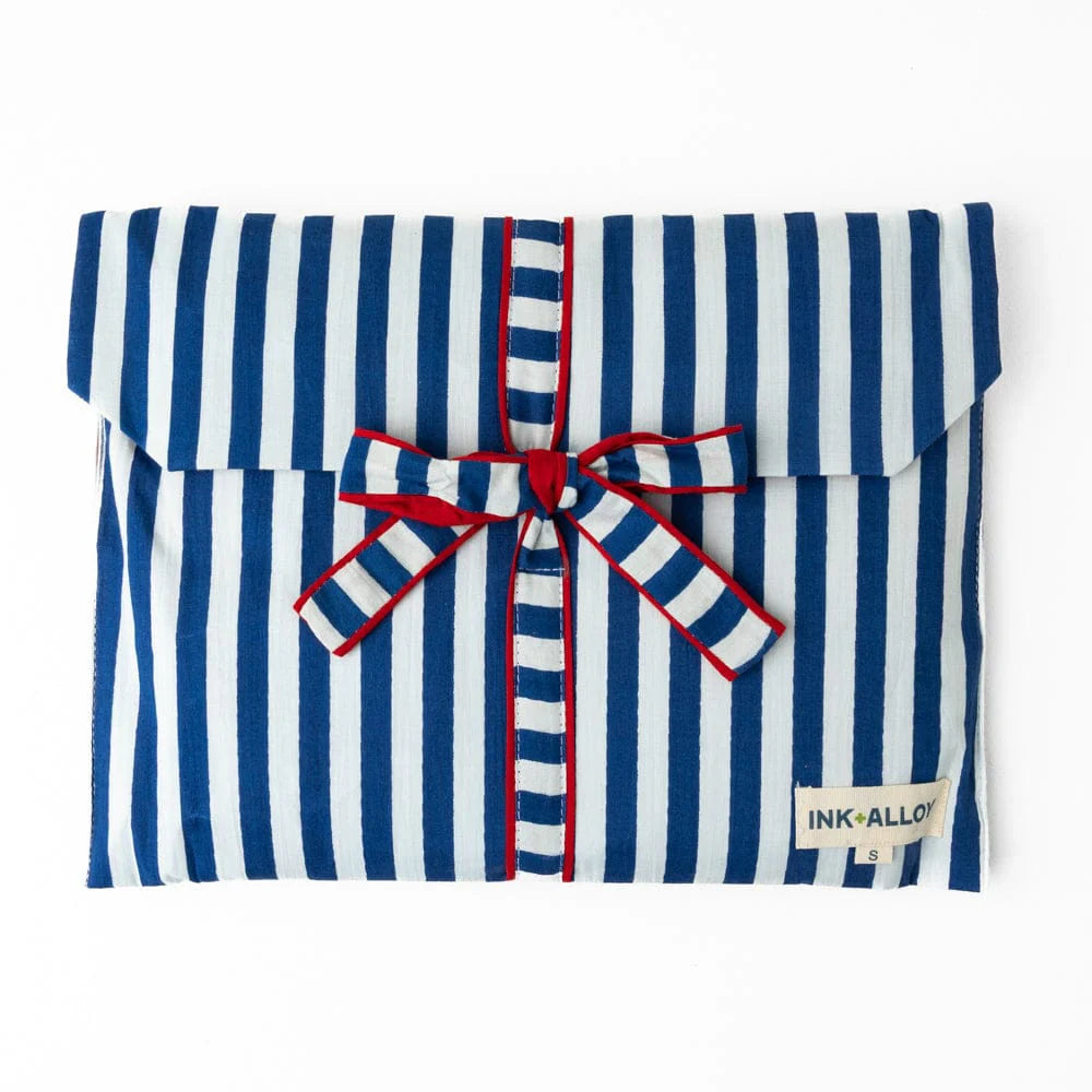 Bonnie Pajama Set in Blue & White