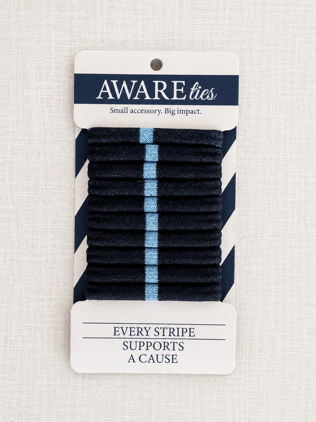 AWAREties | Light Blue Stripe – Autism Awareness Pack