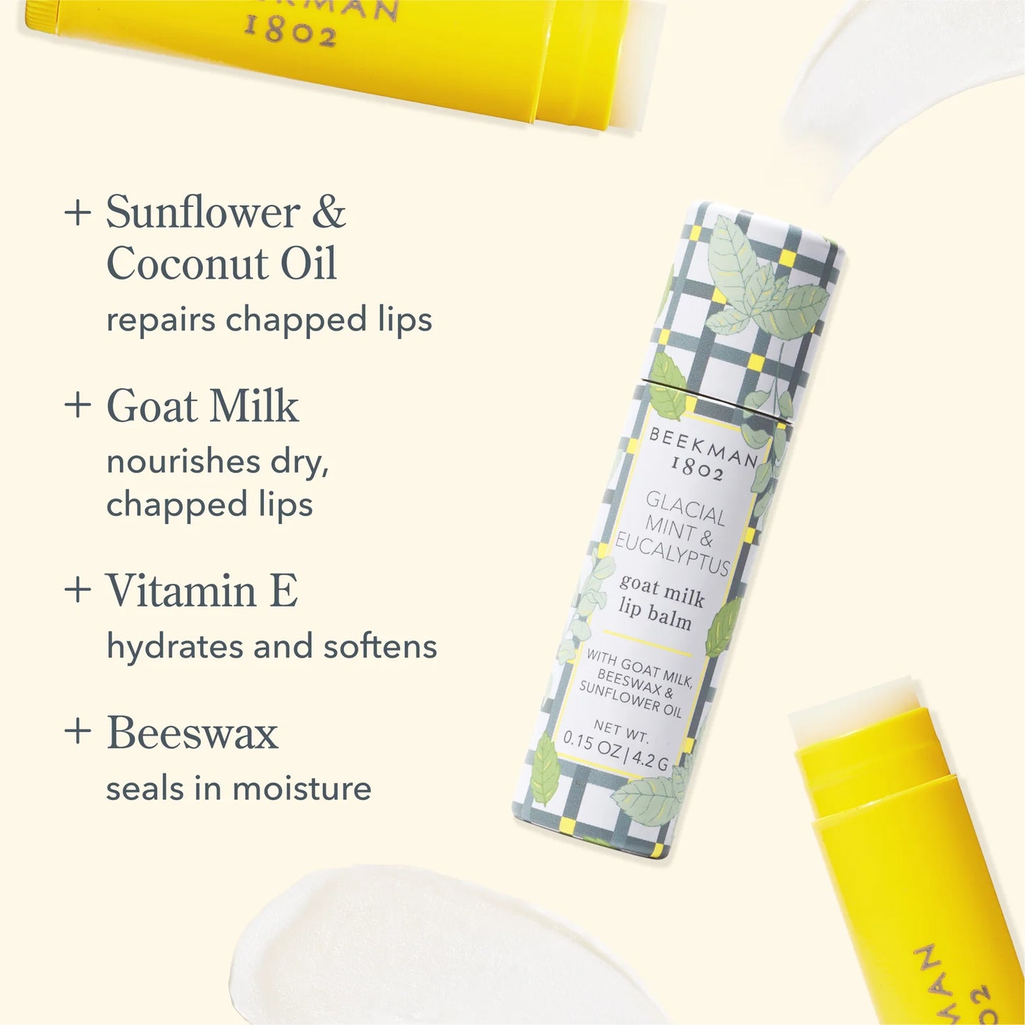 Hand Cream & Lip Balm Set - Glacial Mint & Eucalyptus