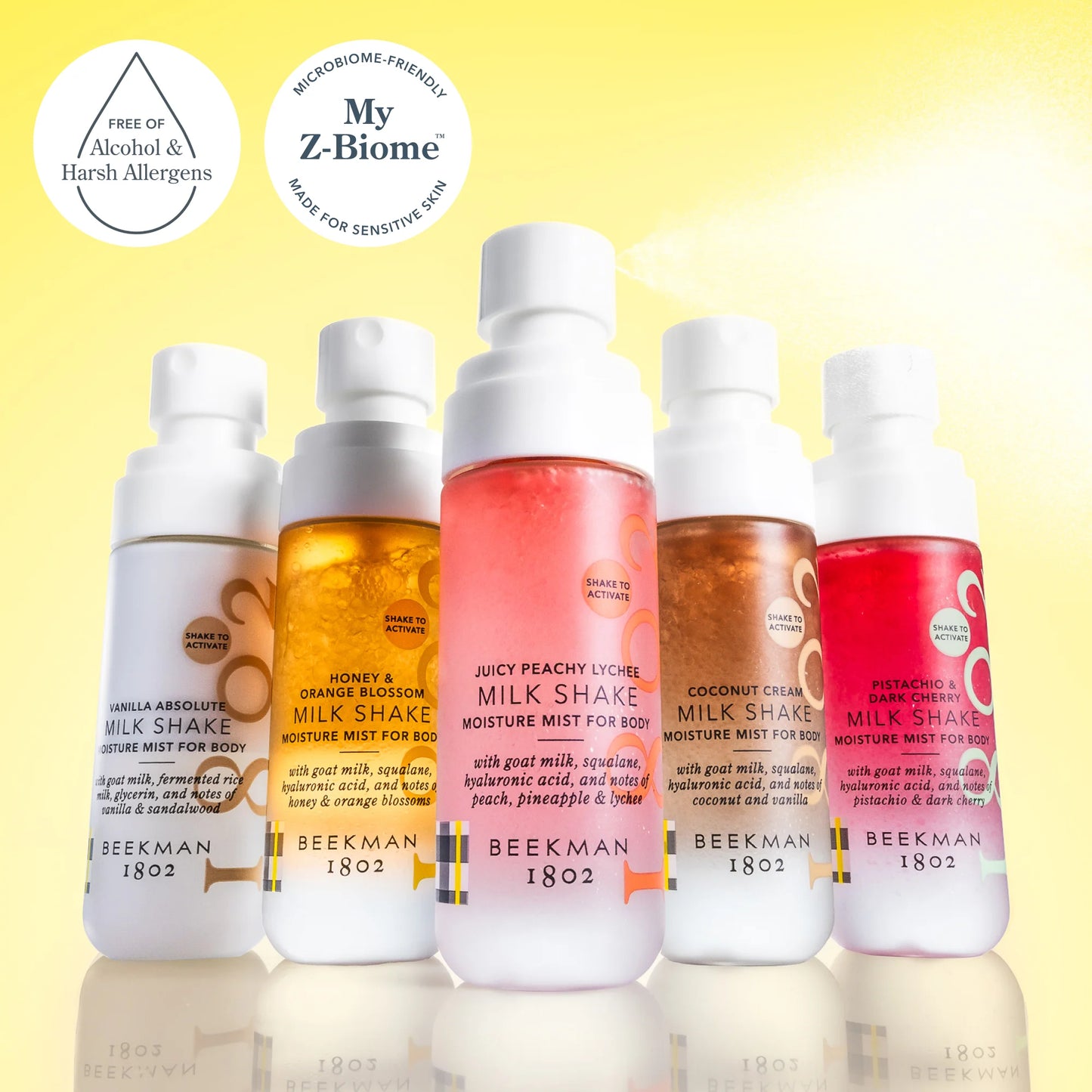 Juicy Peachy Lychee Milk Shake Moisture Mist For Body