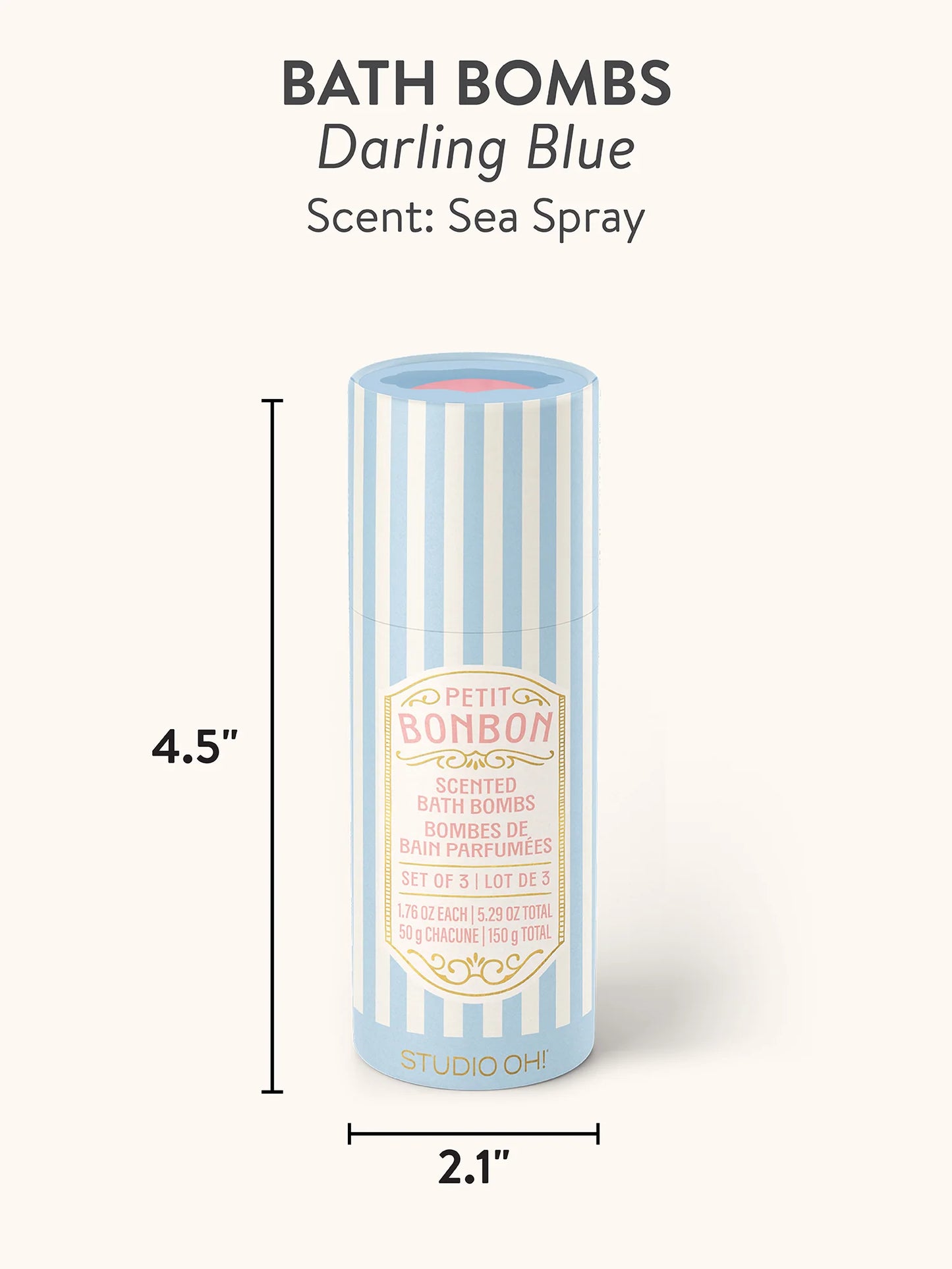 Petit Bon Bon Darling Blue Bath Bombs