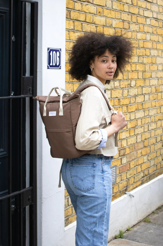 Cocoa Brown Medium Backpack