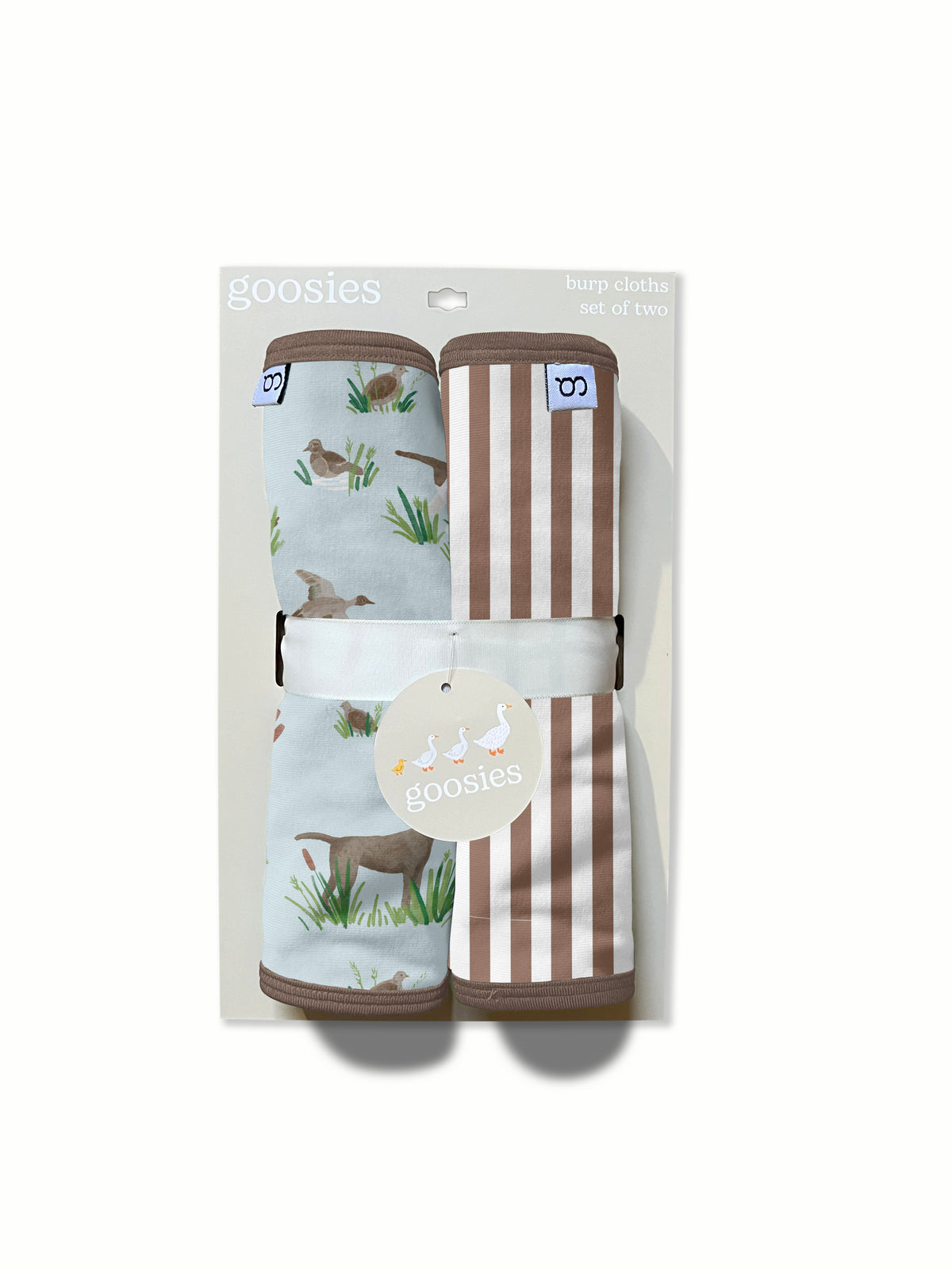 Burp Cloth Set in Delta Dogs