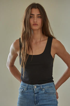 The Astrid Top in Black