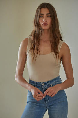 The Astrid Top in Nude