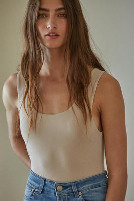 The Astrid Top in Nude