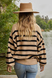 Davis Stripe Sweater in Mocha