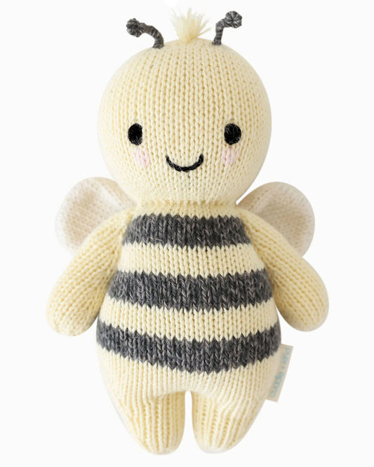 Baby Bee Hand-Knit Plush