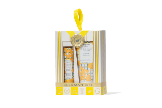 Hand Cream & Lip Balm Set - Honey & Orange Blossom