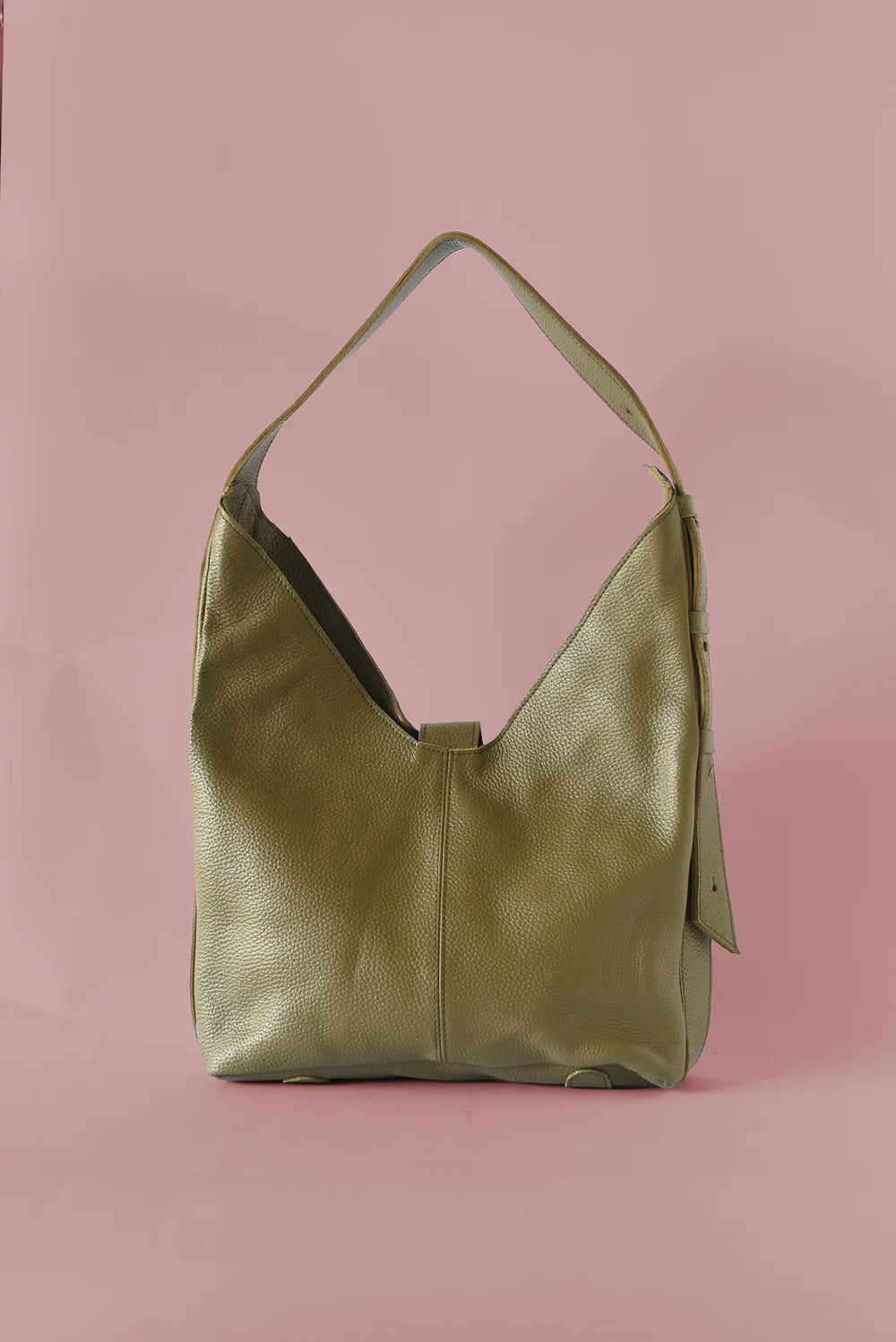 GR Bindle Bag in Pebbled Olive