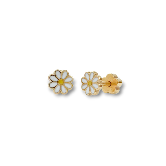 Daisies Tiny Stud Earrings