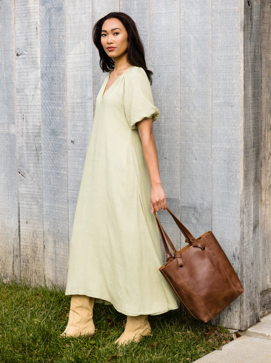 Cait Knotted Tote in Whiskey