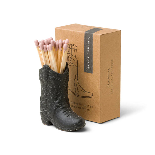 Cowboy Boot Match Holder in Black