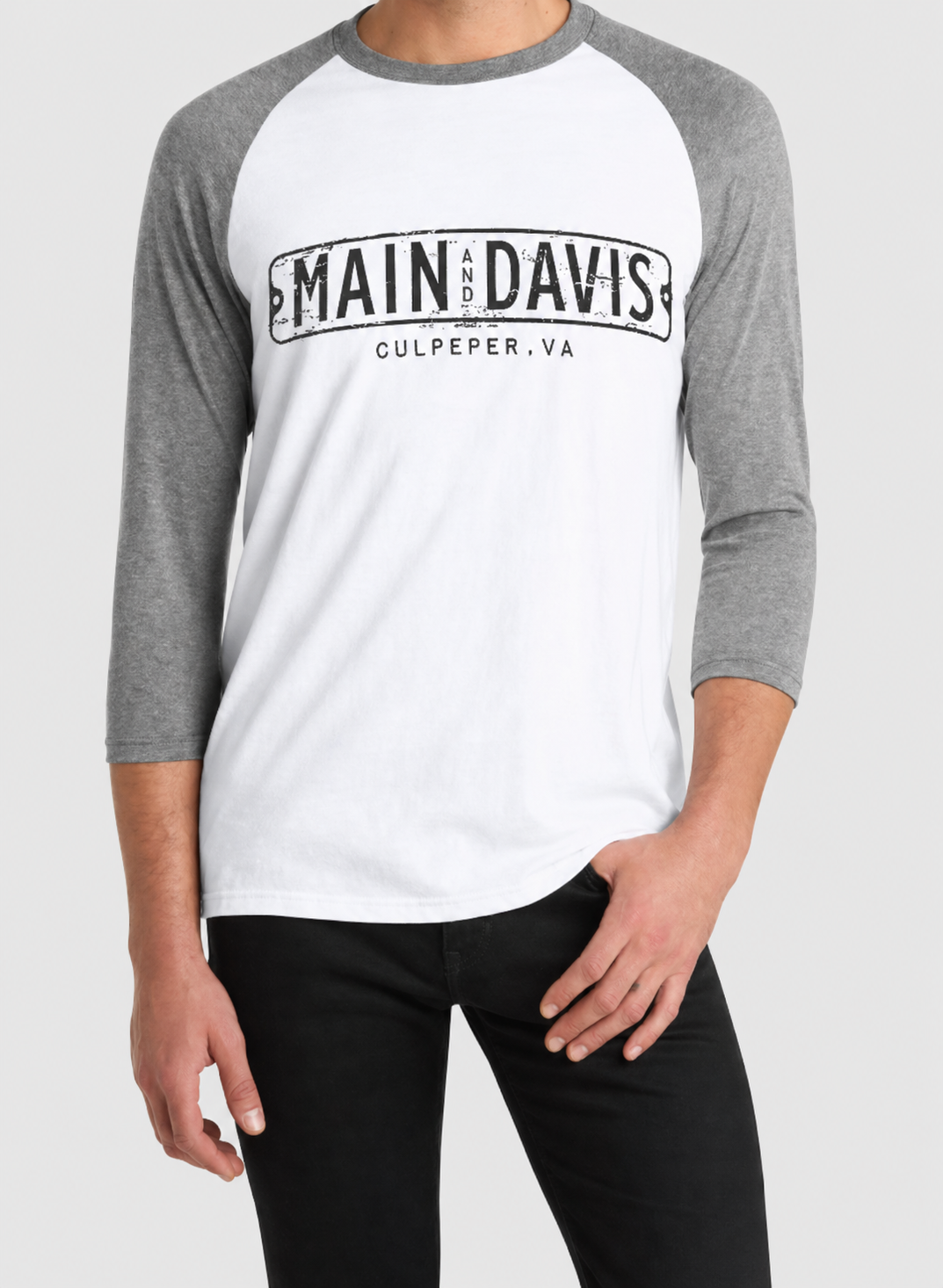 Main & Davis Baseball T-Shirt