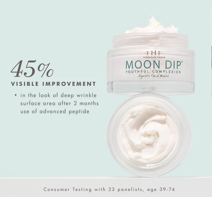 Moon Dip® Youthful Complexion Ageless Facial Mousse with Peptides + Retinol