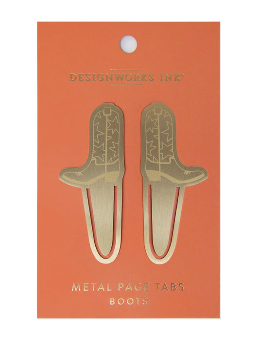 Brass Page Tabs - Boots