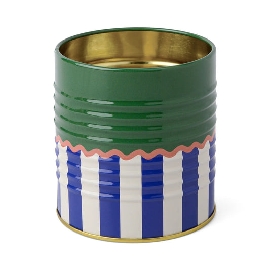 A Dopo Solid & Striped Storage Tin