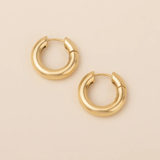 Refined Earring Collection - Stellar Hoop/Gold Vermeil