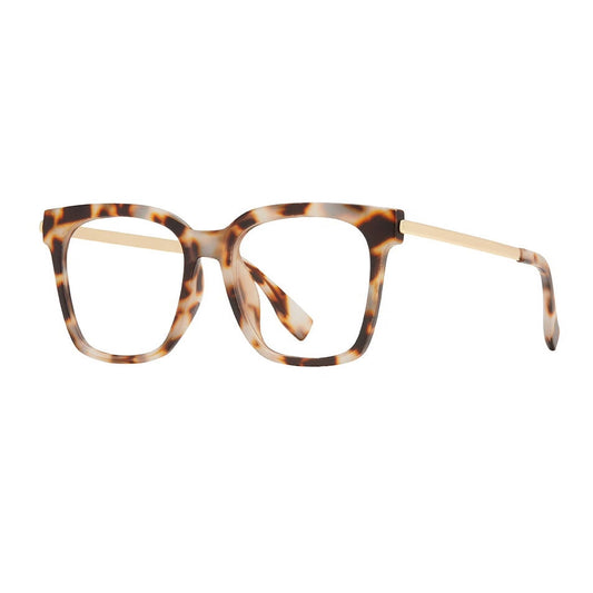 Everly Readers in Matte Ivory Tortoise