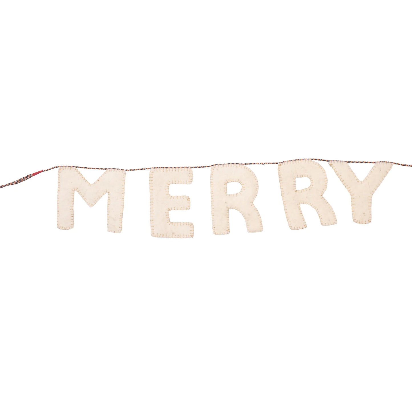 Felt Merry Christmas Garland