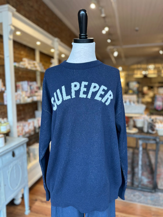 Culpeper Everyday Relaxed Sweater in Navy