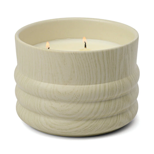 Grain Ceramic Wood Candle in Hinoki Wood