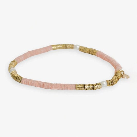 Rory Stretch Bracelet in Blush