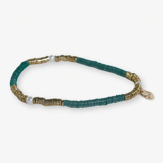 Rory Stretch Bracelet in Emerald