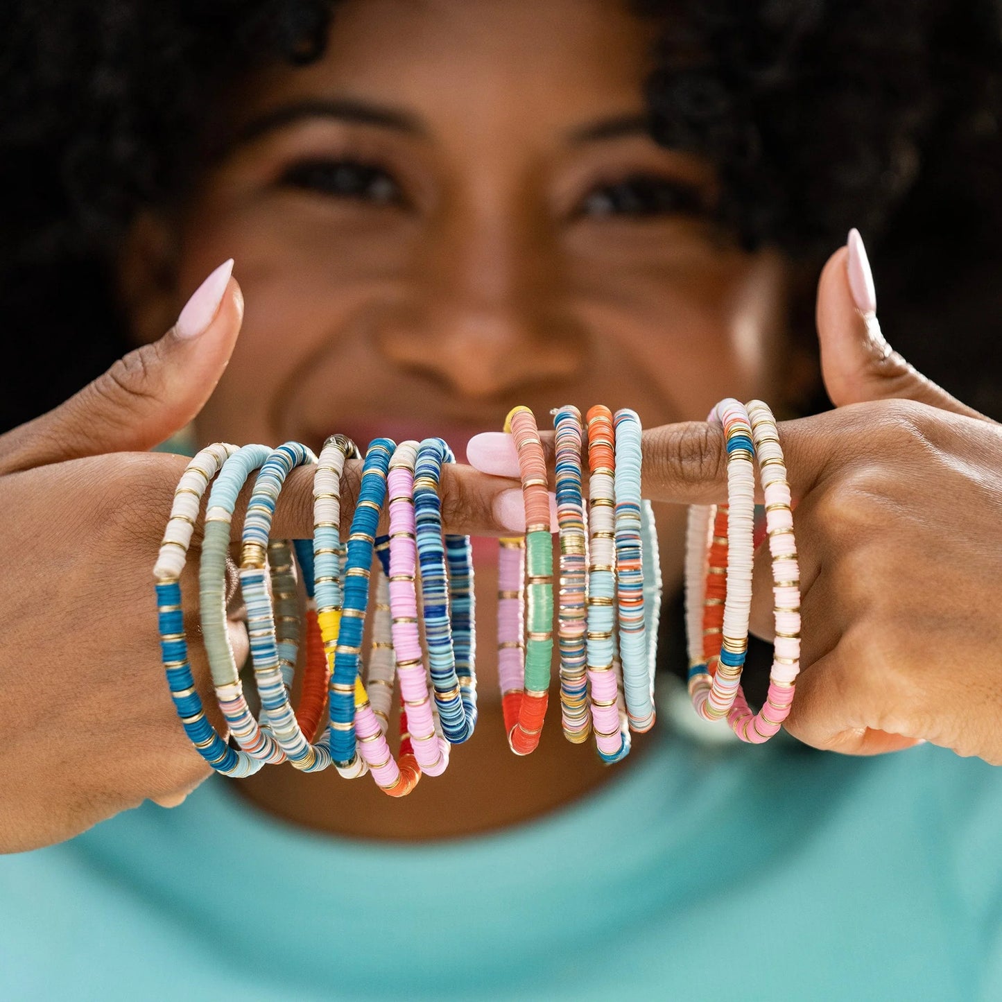 Grace Color Block Stretch Bracelet Multicolor