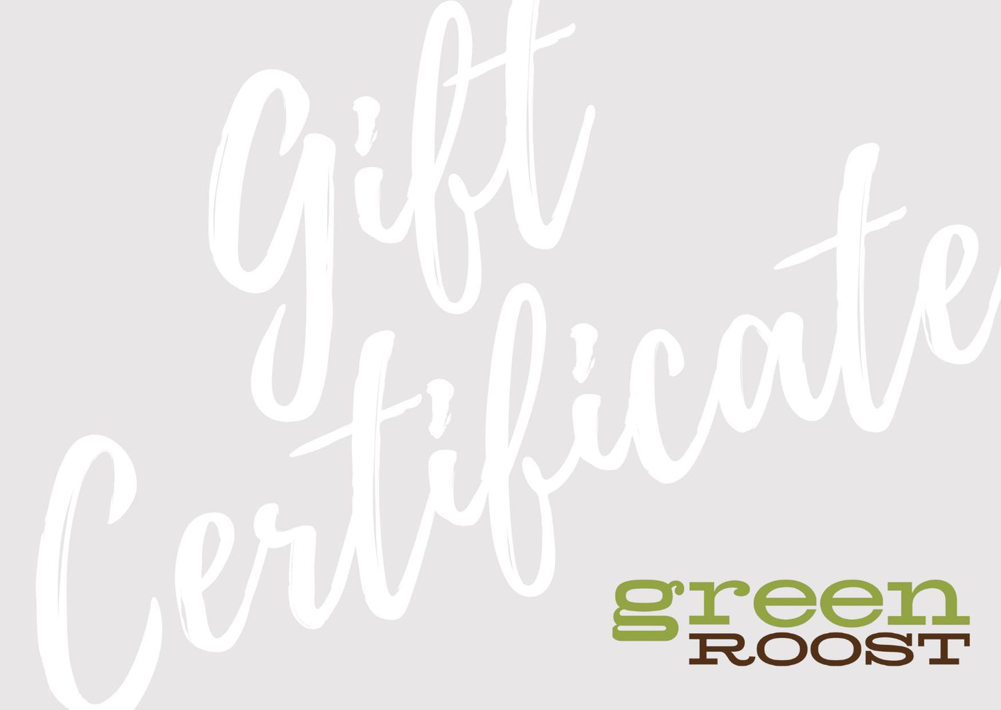 Green Roost Gift Card