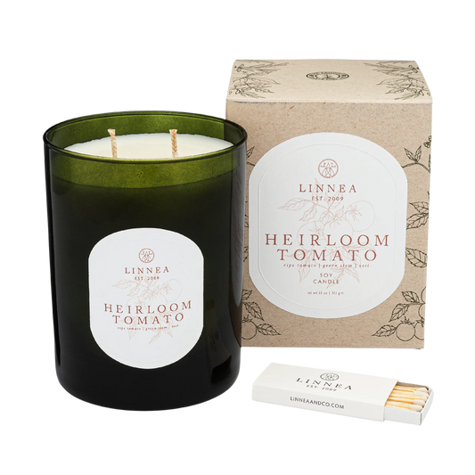 Linnea Heirloom Tomato 2-wick Candle