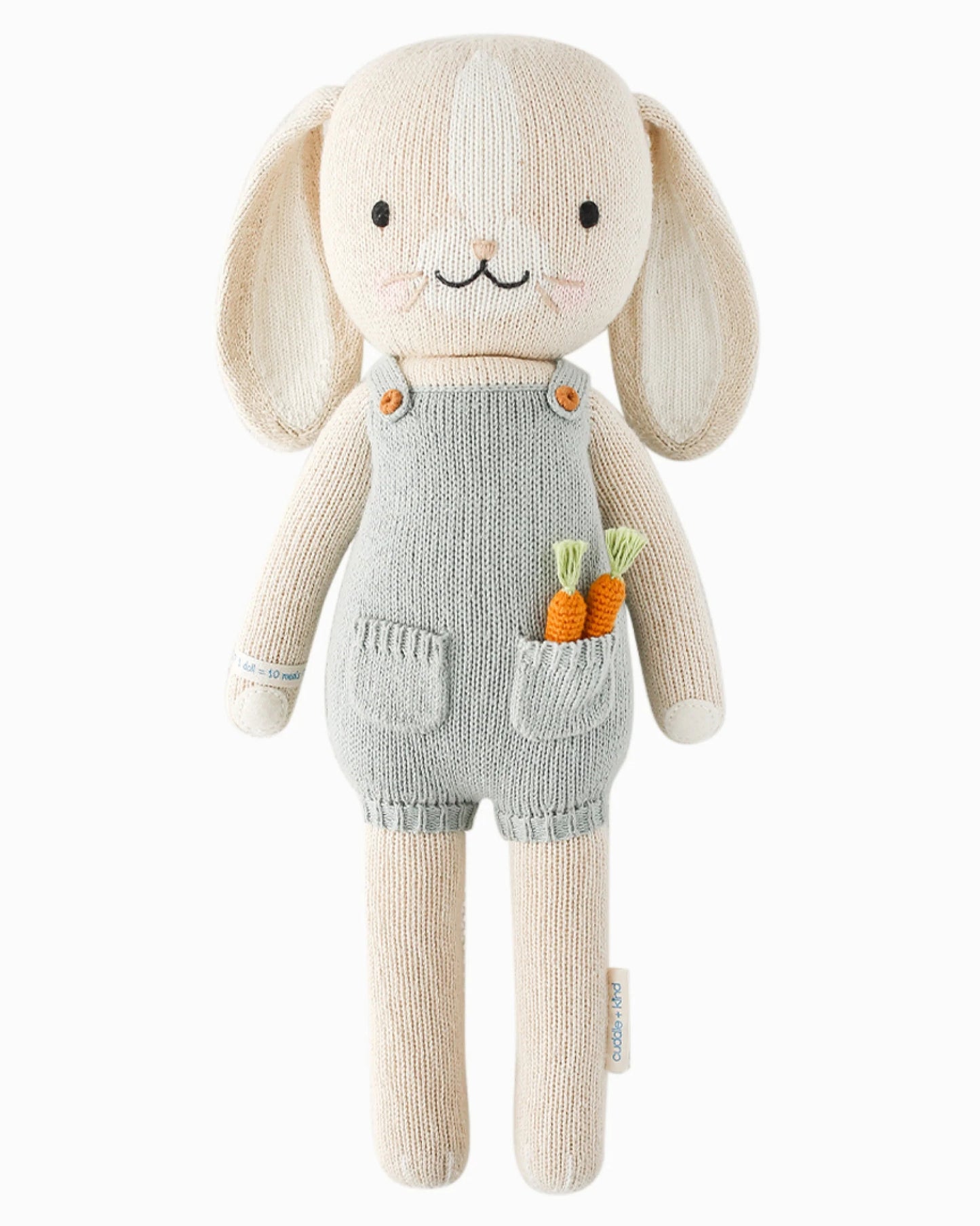 Henry the Bunny Hand-Knit Plush