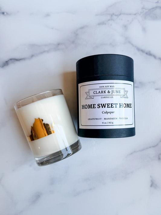 Home Sweet Home Candle | Grapefruit, Mandarin & Vanilla