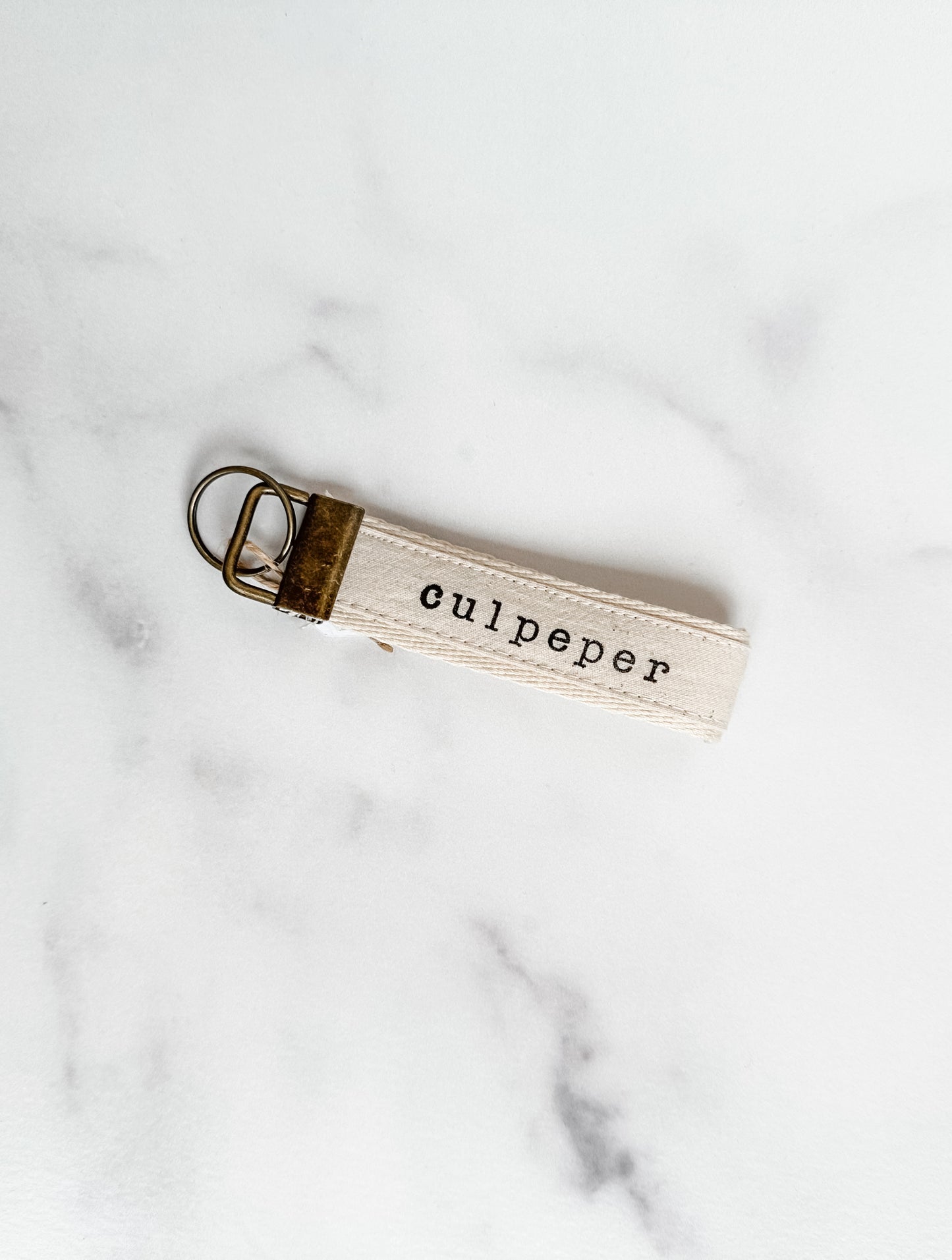 Culpeper Canvas Key Fob