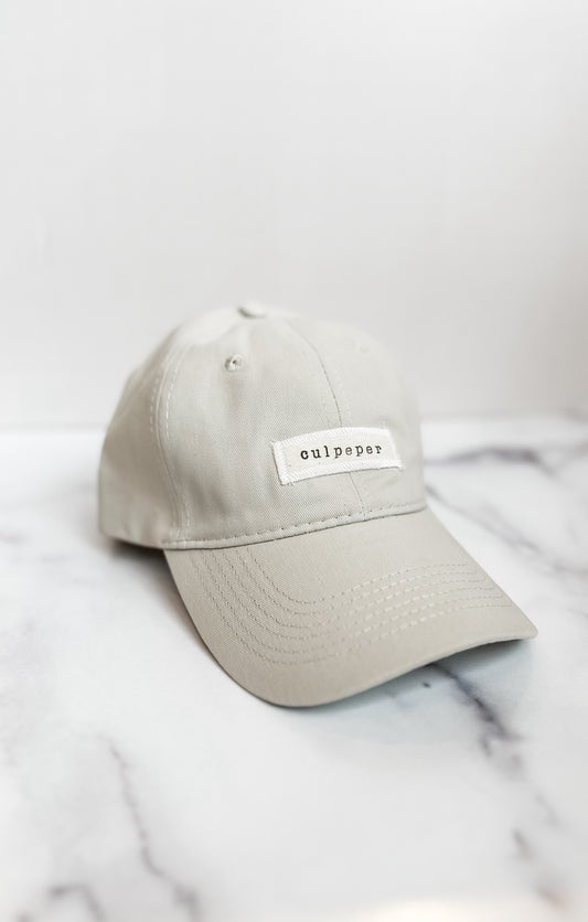 Culpeper Brushed Twill Ball Cap in Stone