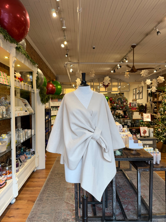 Viola Poncho Wrap in Caramel