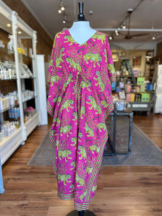 Bagheera - Let's Cruise Caftan in Hot Pink