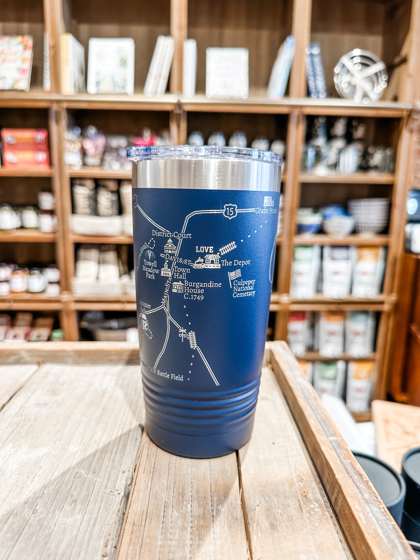 Culpeper Map Insulated Tumbler