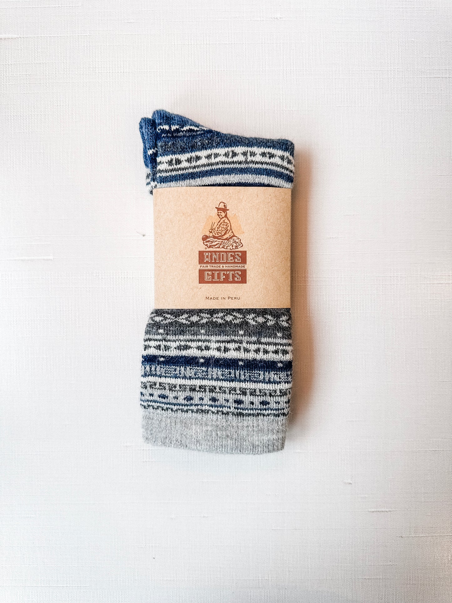 Andean Socks in Grey