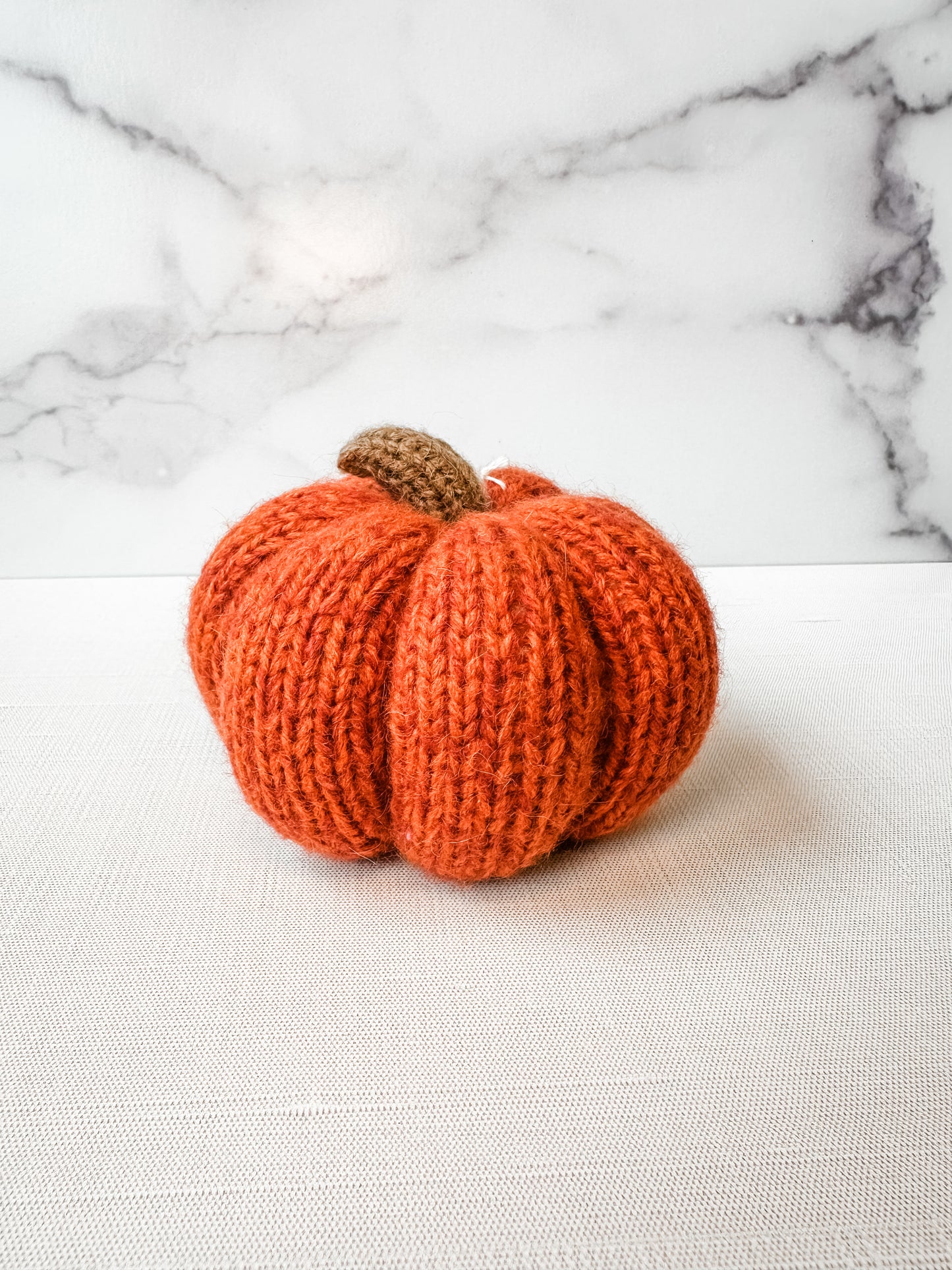 Knit Pumpkin in Orange
