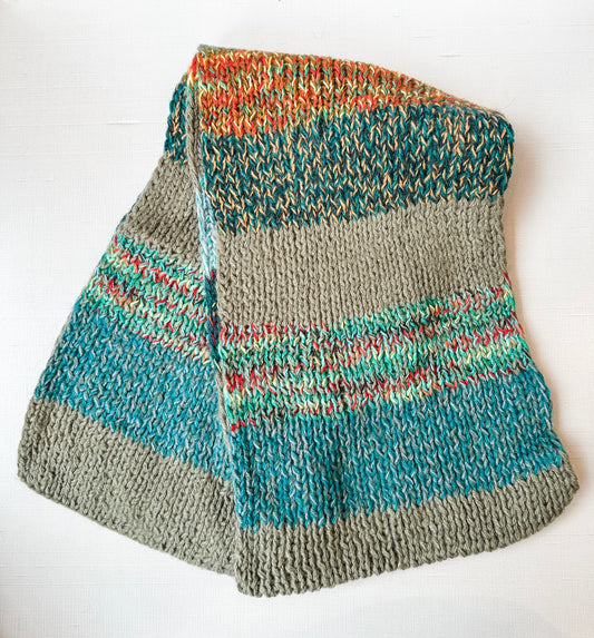 Altiplano Scarf in Teal