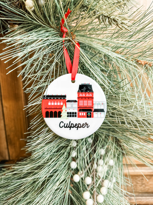 Culpeper Ceramic Ornament - Holiday