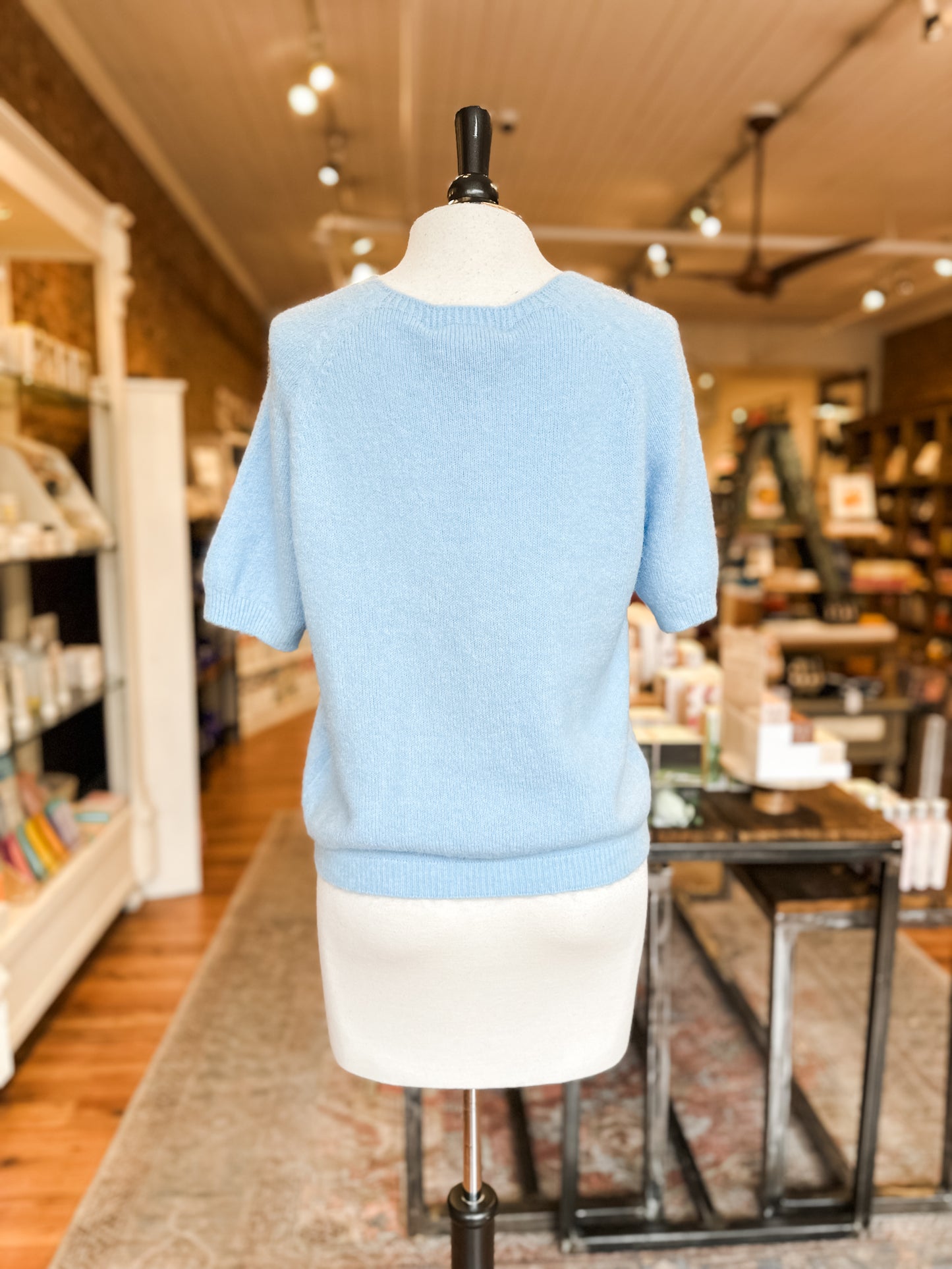 Bailey Short Sleeve Cashmere Sweater